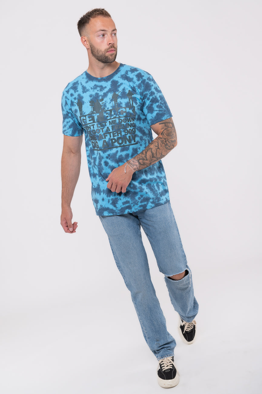 The Beatles Let it Be Songs Dip Dye Tee product image 10
