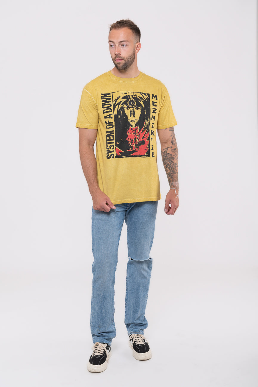 System Of A Down Reflections Dip Dye Mineral Wash T Shirt product image 2