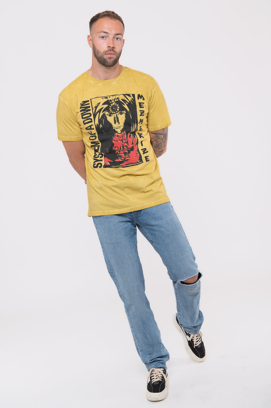 System Of A Down Reflections Dip Dye Mineral Wash T Shirt product image 5