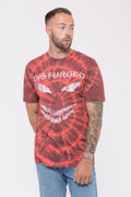 Disturbed Scary Face Dip Dye T Shirt product image 1