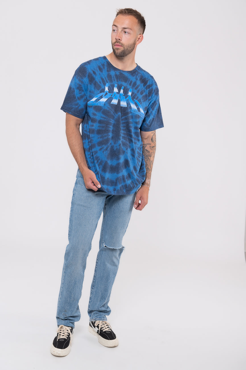 The Beatles Abbey Road Crossing Gradient Dip Dye Tee product image 2