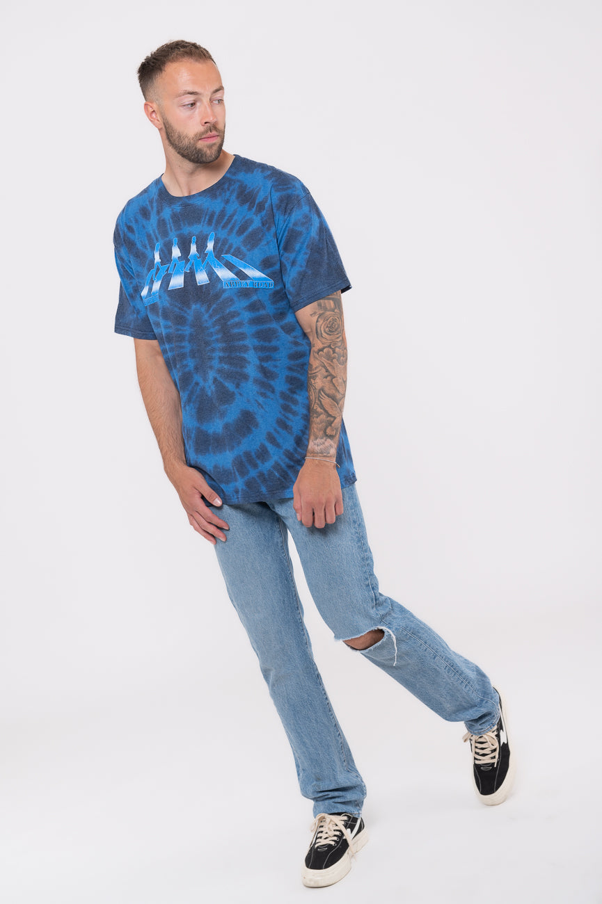 The Beatles Abbey Road Crossing Gradient Dip Dye Tee product image 5