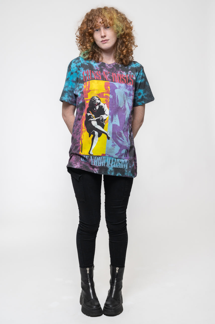 Guns N' Roses Use Your Illusion Dip Dye Wash T Shirt product image 2