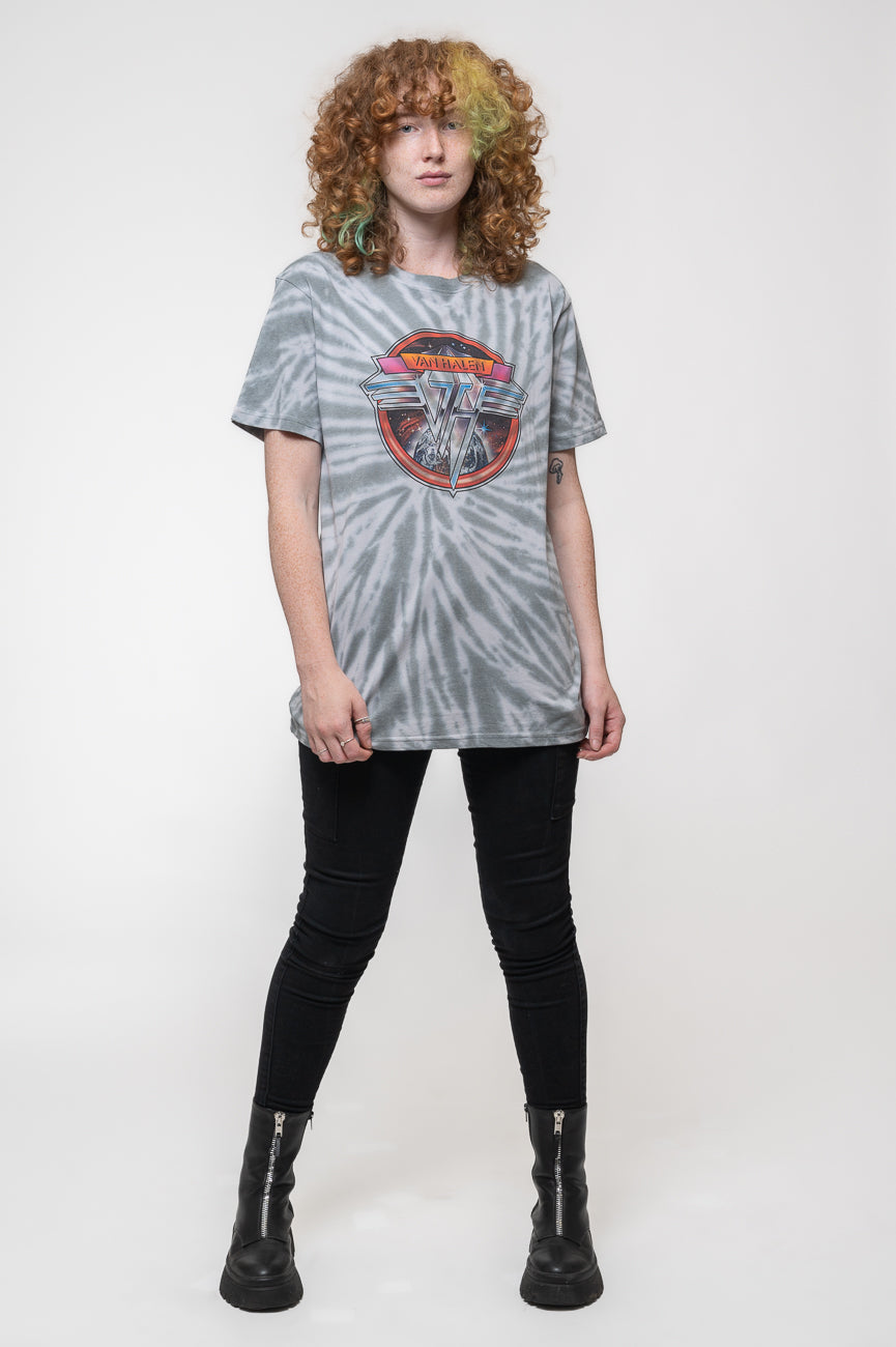 Van Halen Chrome Logo Dip Dye T Shirt product image 3