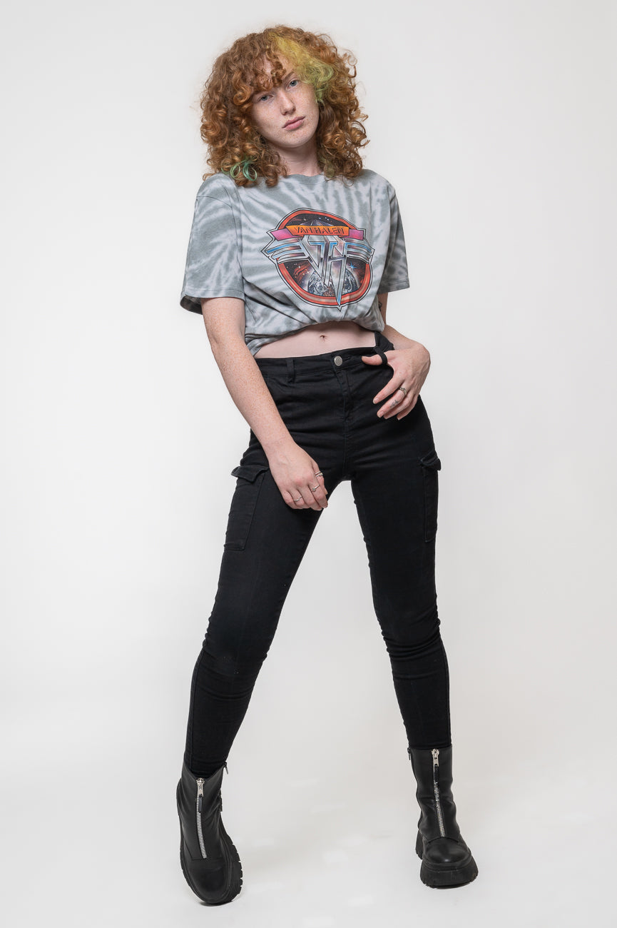 Van Halen Chrome Logo Dip Dye T Shirt product image 5
