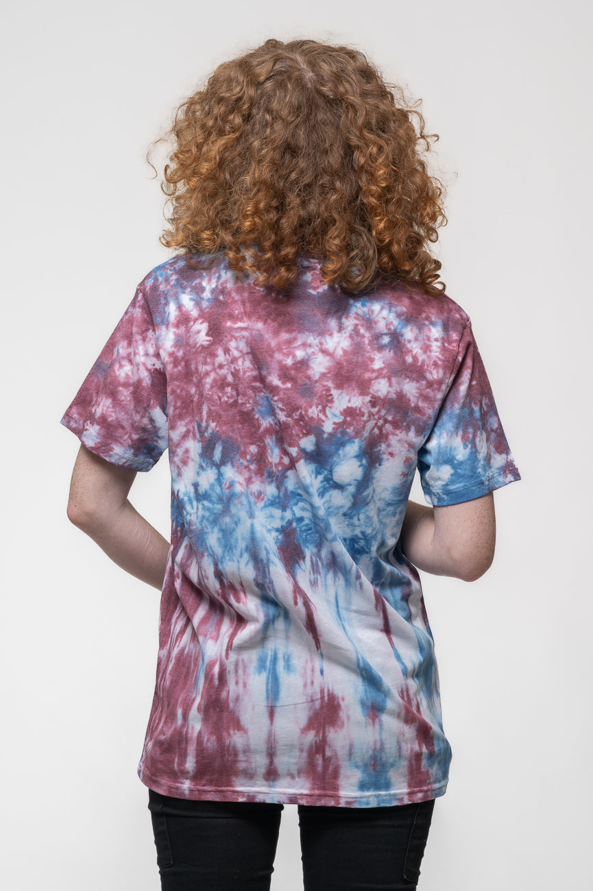 Black Sabbath Wavy Band Logo Dye Wash T Shirt product image 3