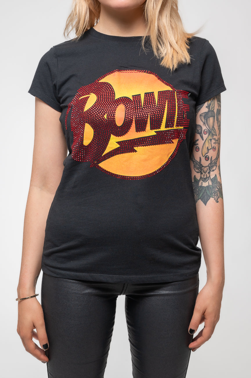 David Bowie Diamond Dogs Diamante Skinny T Shirt product image 2
