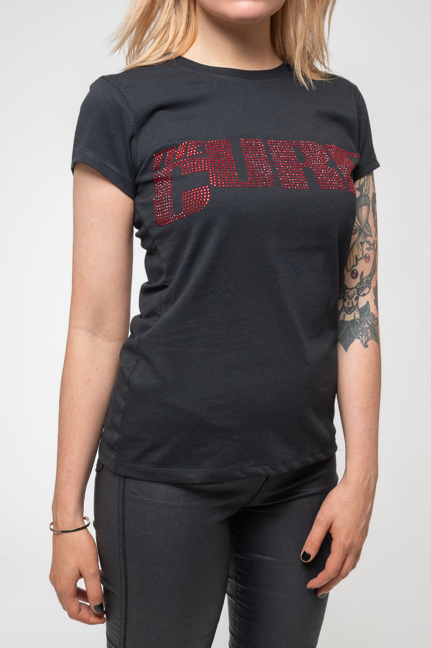 The Cure Diamante Band Logo Skinny T Shirt product image 3