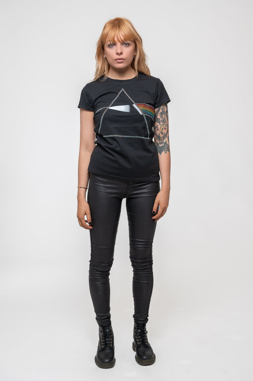 Pink Floyd Dark Side Of The Moon Diamante Skinny Tee product image 2