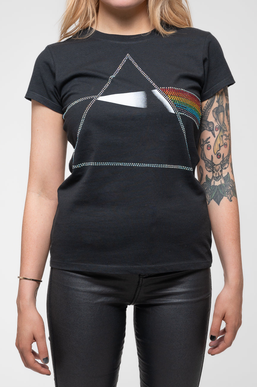 Pink Floyd Dark Side Of The Moon Diamante Skinny Tee product image 3