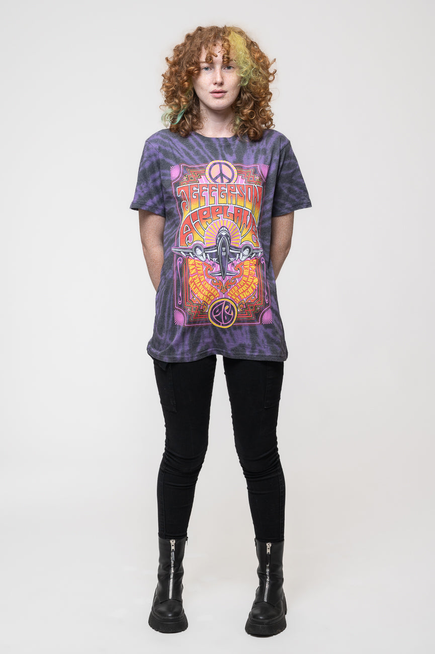 Jefferson Airplane Live in San Francisco Tie Dye T Shirt product image 2