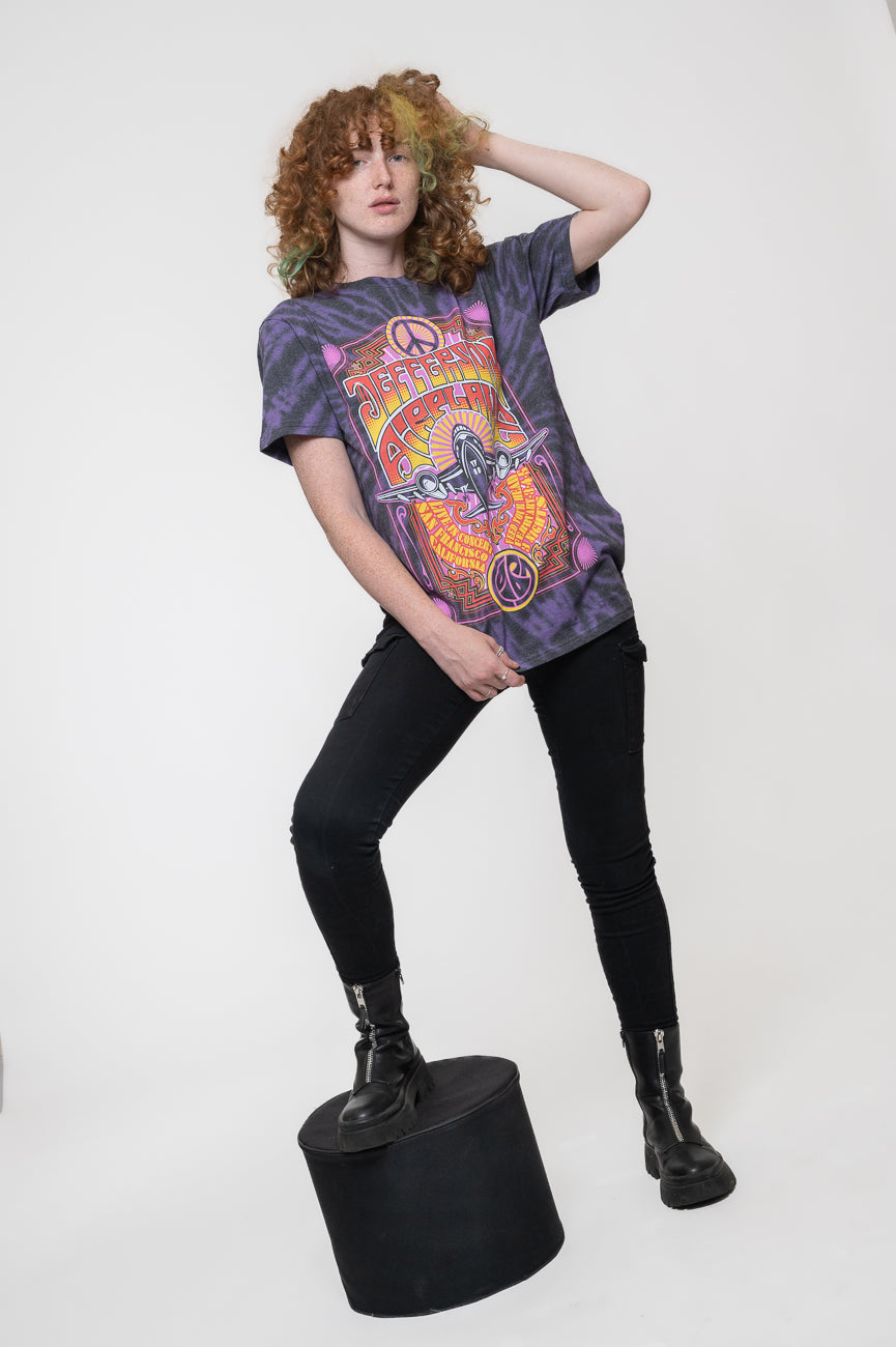 Jefferson Airplane Live in San Francisco Tie Dye T Shirt product image 5