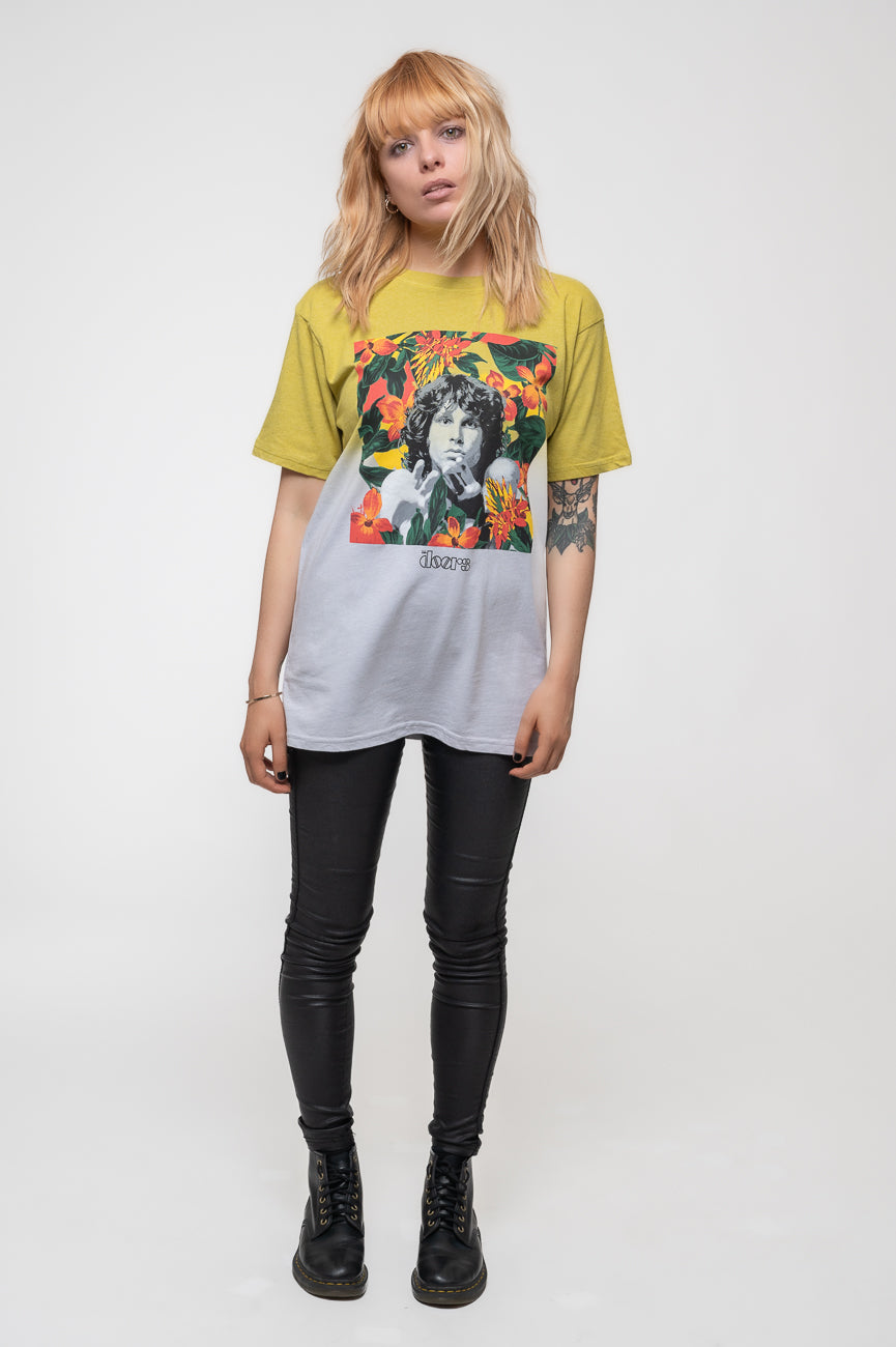 The Doors Jim Morrison Floral Square T Shirt product image 2