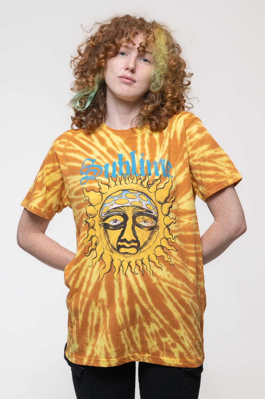 Sublime Sun Face Tie Dye T Shirt product image 1