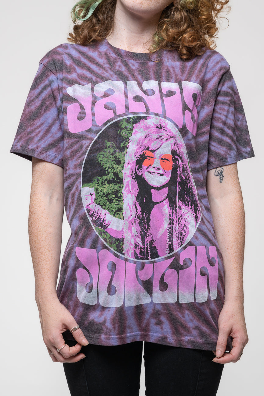 Janis Joplin Pink Shades Tie Dye T Shirt product image 3