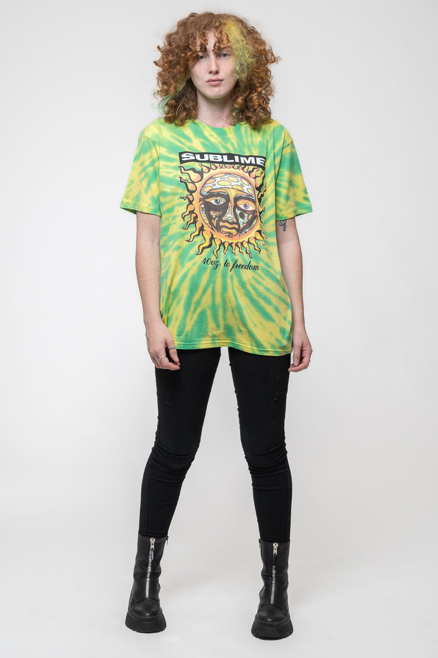 Sublime 40oz To Freedom Dip Dye T Shirt product image 2