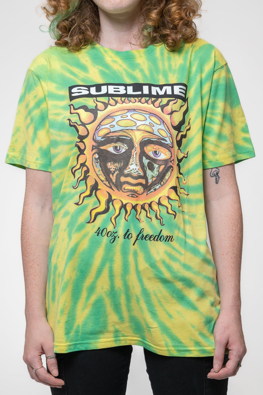 Sublime 40oz To Freedom Dip Dye T Shirt product image 3