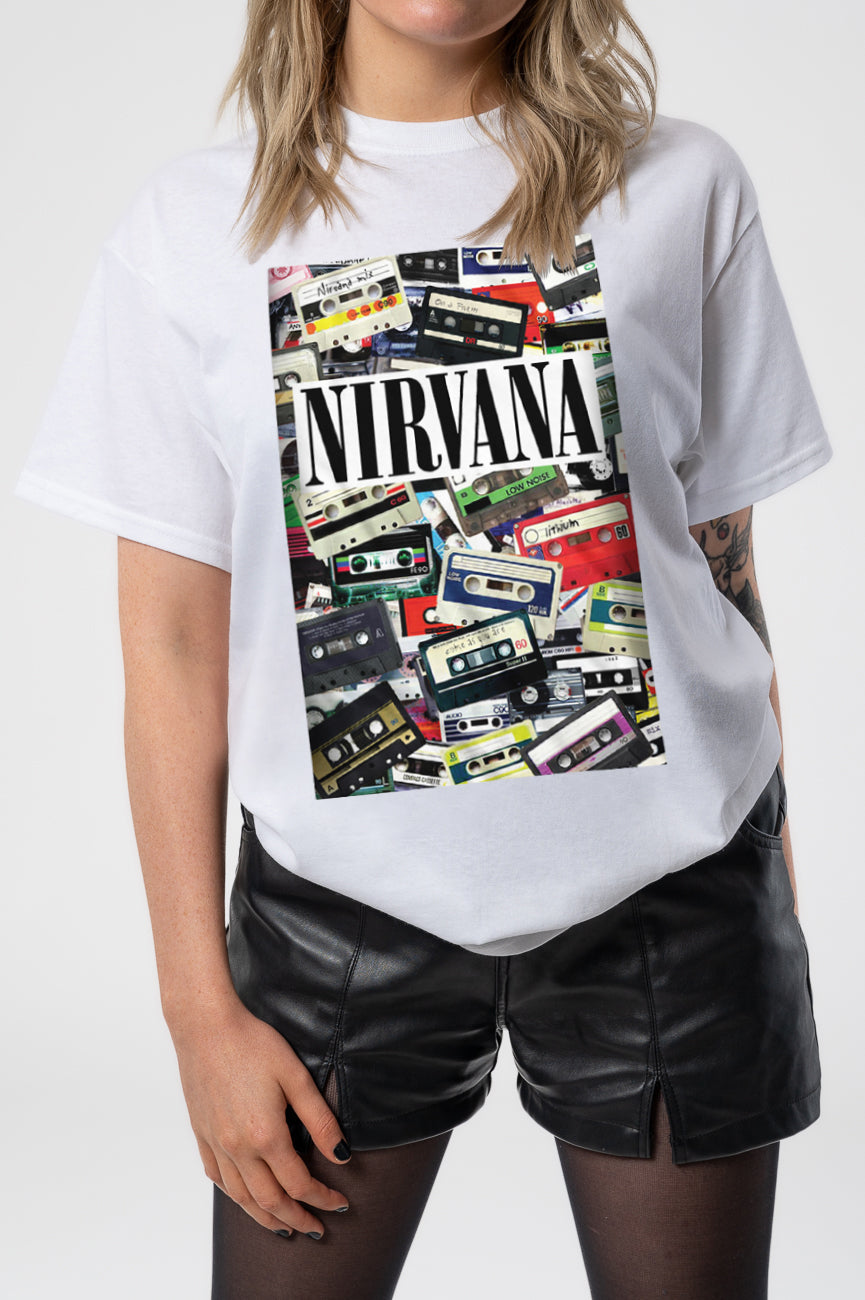 Nirvana Cassettes T Shirt product image 3