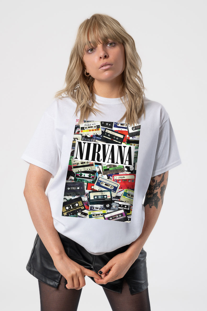Nirvana Cassettes T Shirt product image 1