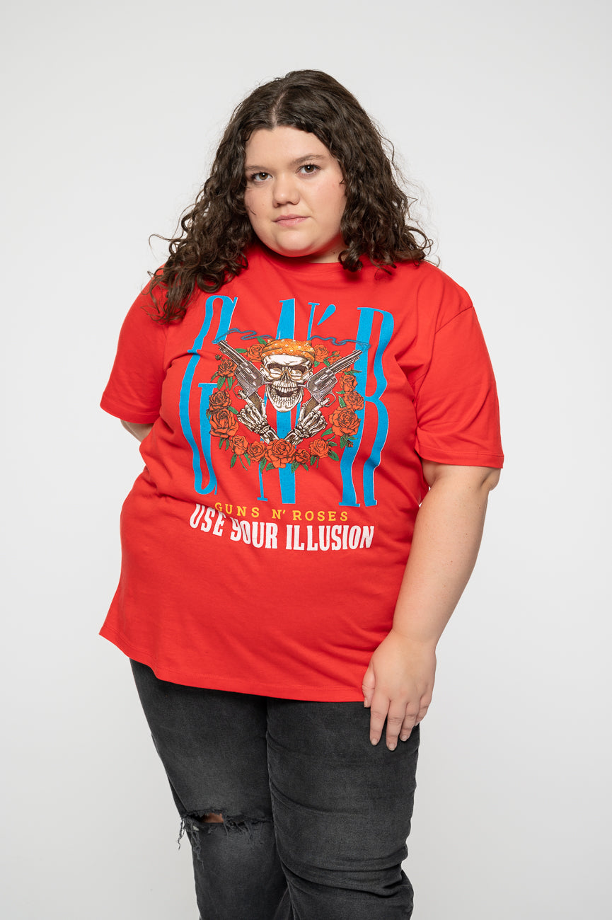 Guns N' Roses Bandana Skull T Shirt product image 6