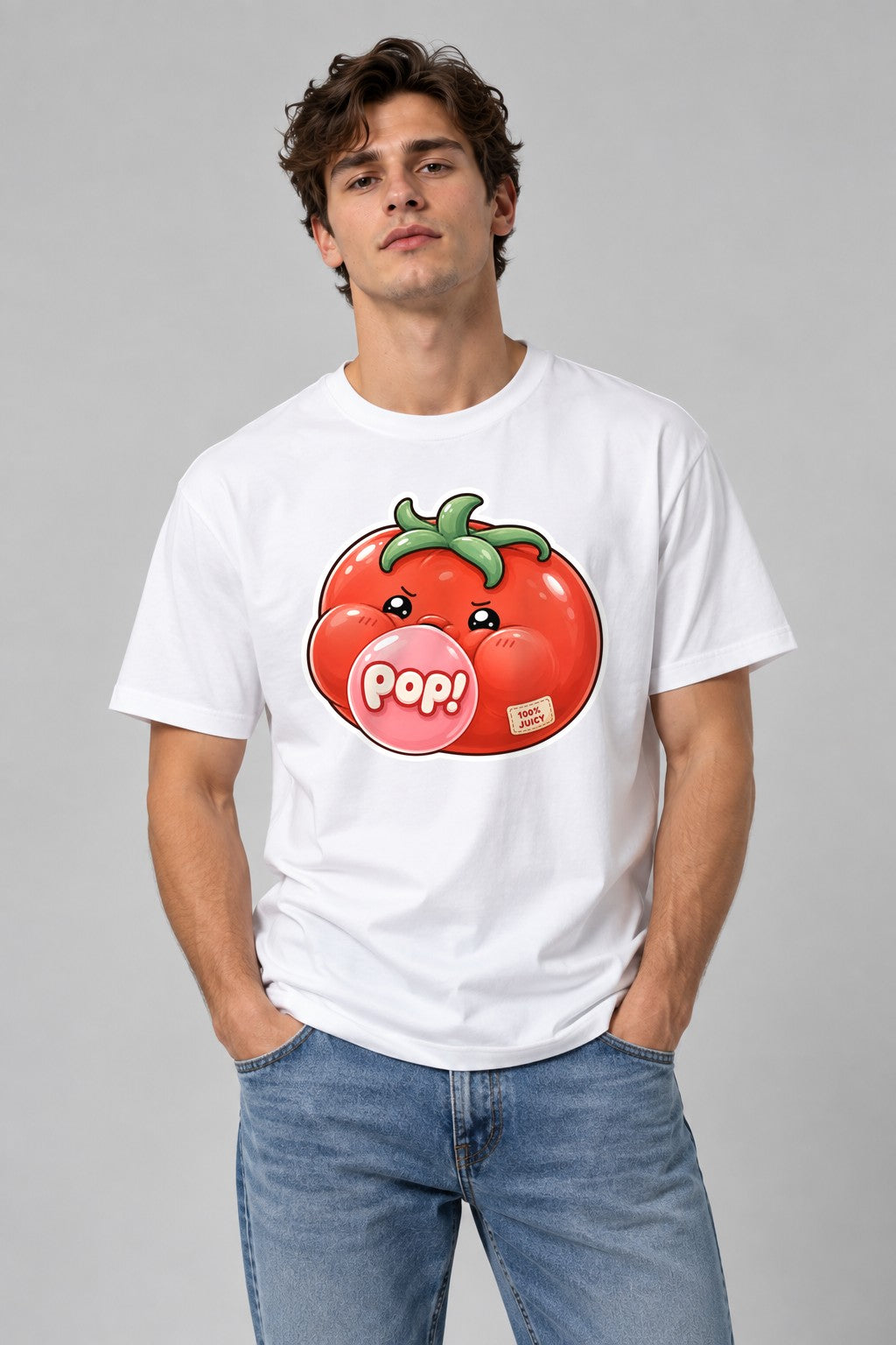Pop 100 Percent Juicy - Cute Tomato Bubble Gum Kawaii product image 1