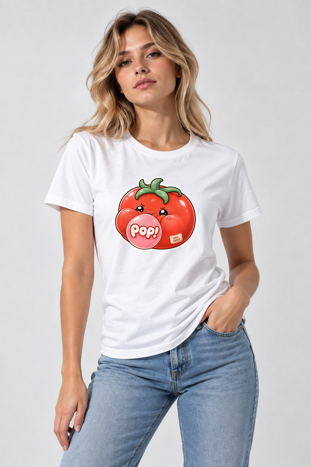 Pop 100 Percent Juicy - Cute Tomato Bubble Gum Kawaii product image 1