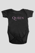 Queen Pink Band Logo Baby Grow