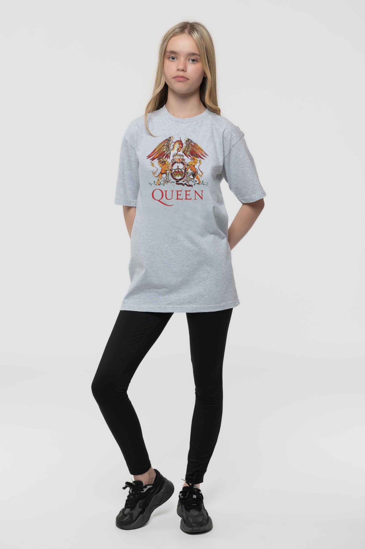 Queen Kids Classic Crest Heather T Shirt product image 2