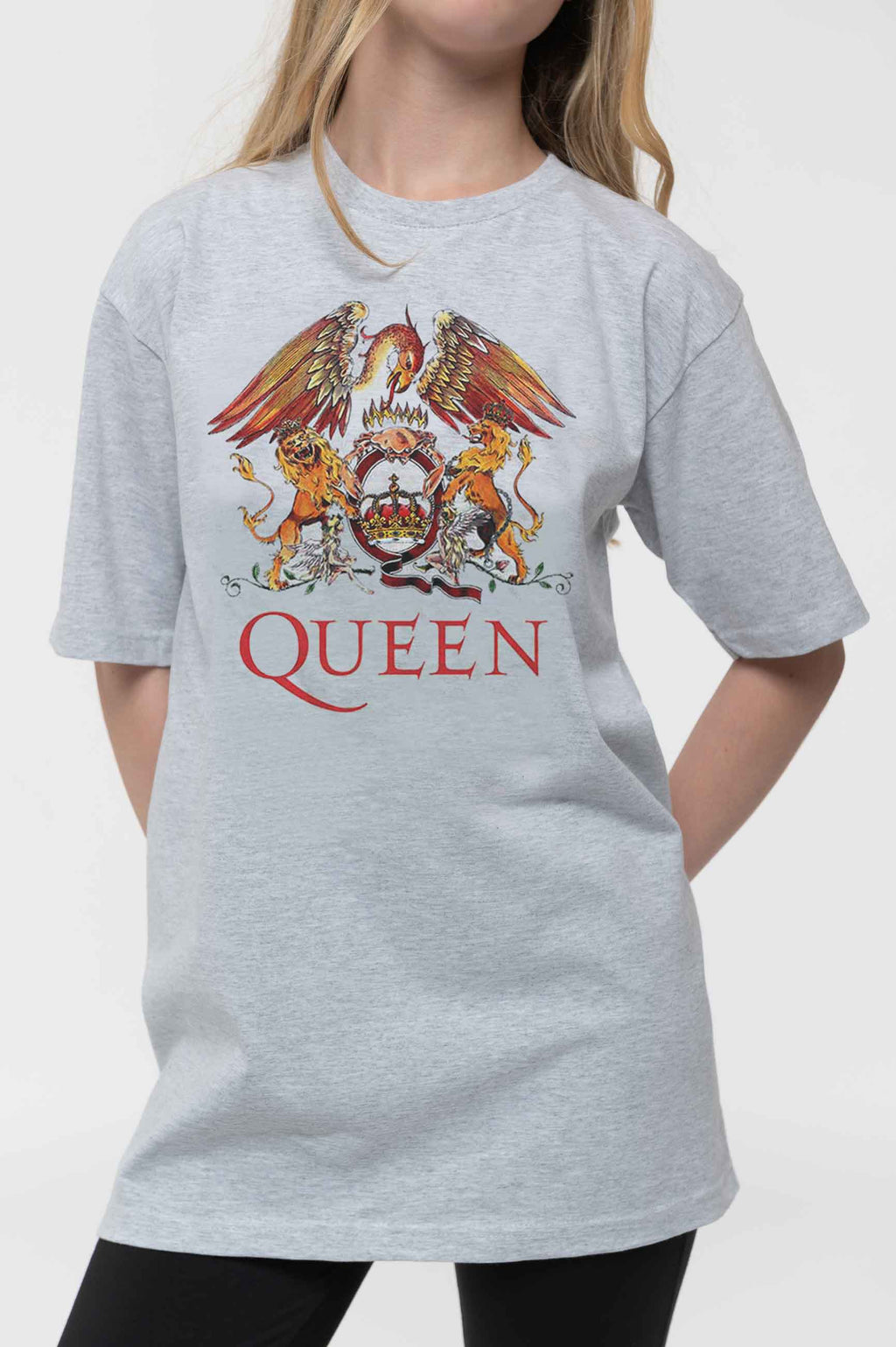 Queen Kids Classic Crest Heather T Shirt product image 3
