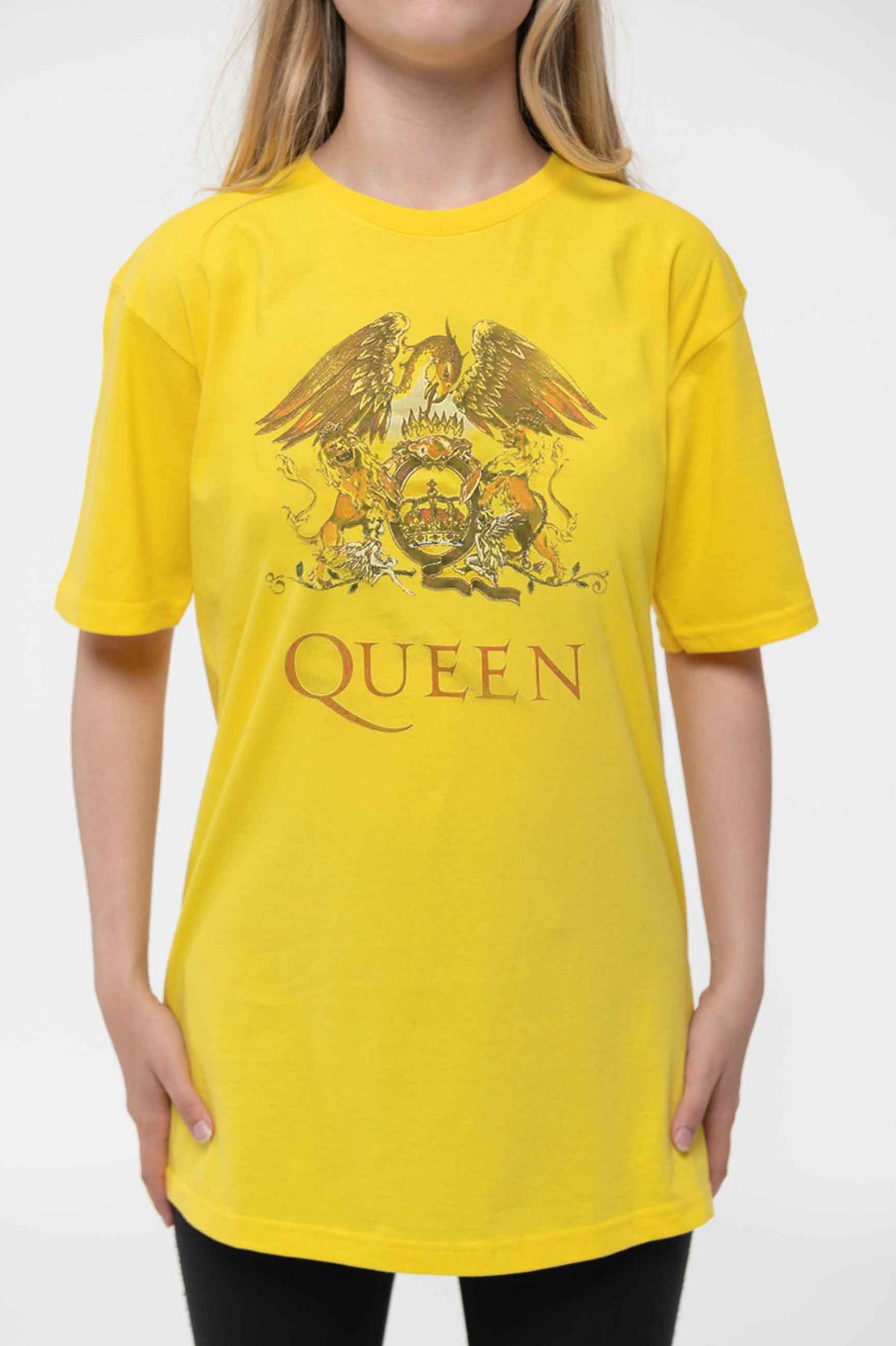 Queen Kids Classic Crest Yellow T Shirt product image 3