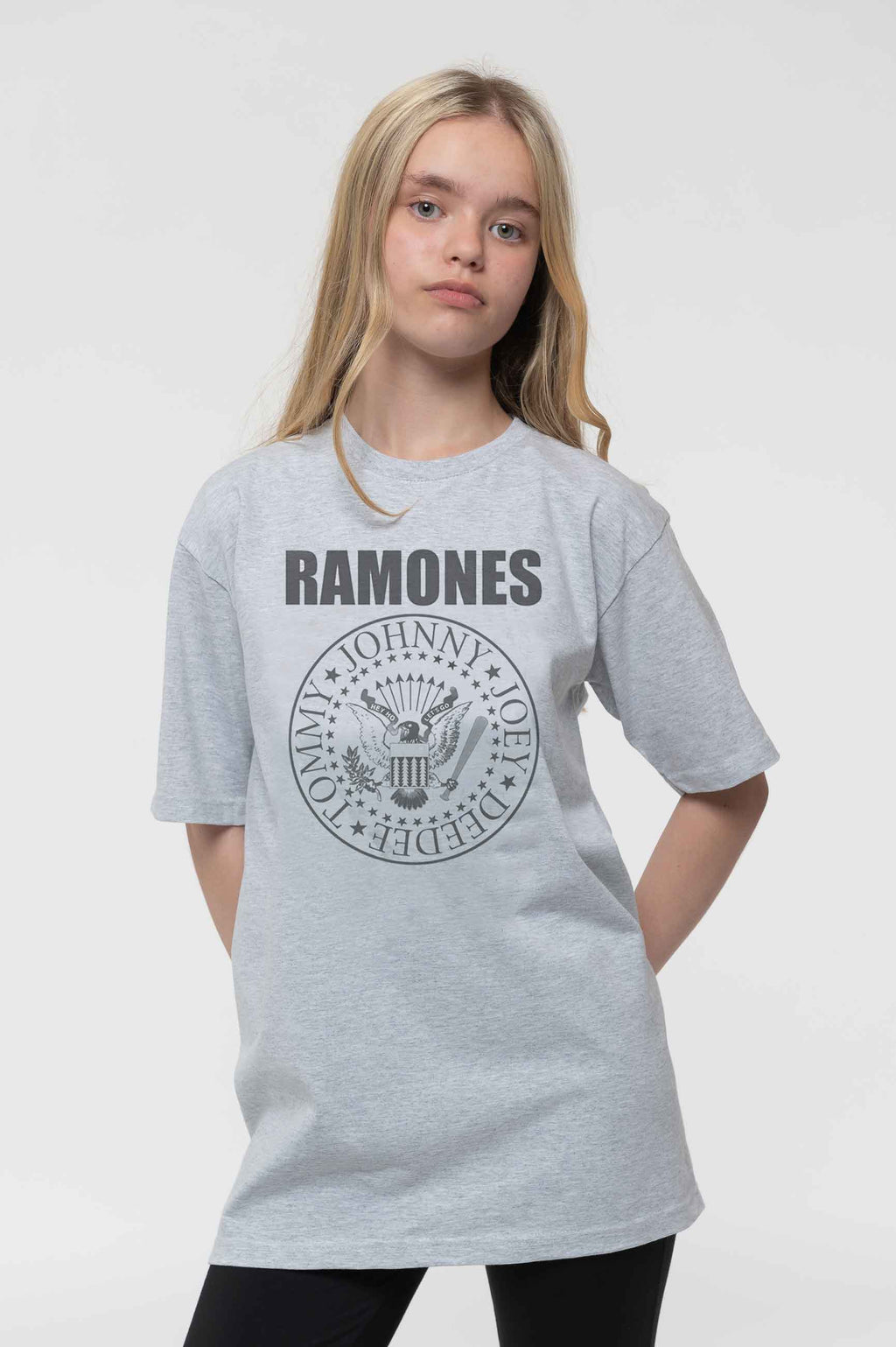 Ramones Kids Presidential Seal Heather T Shirt product image 1