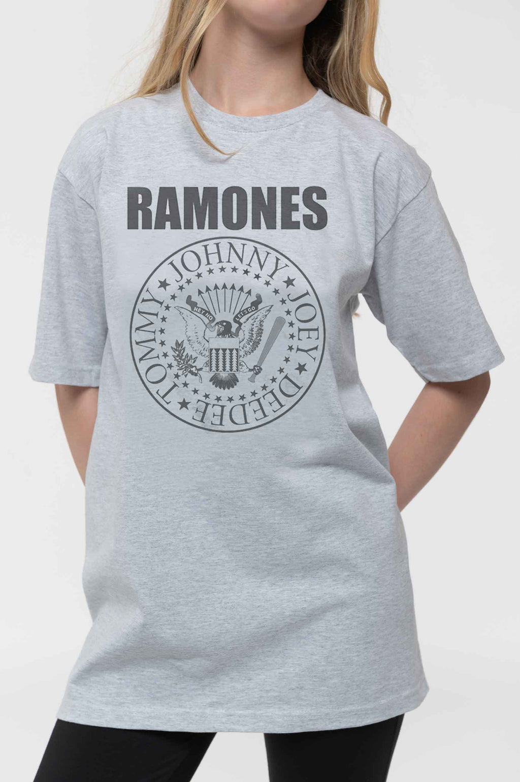 Ramones Kids Presidential Seal Heather T Shirt product image 3
