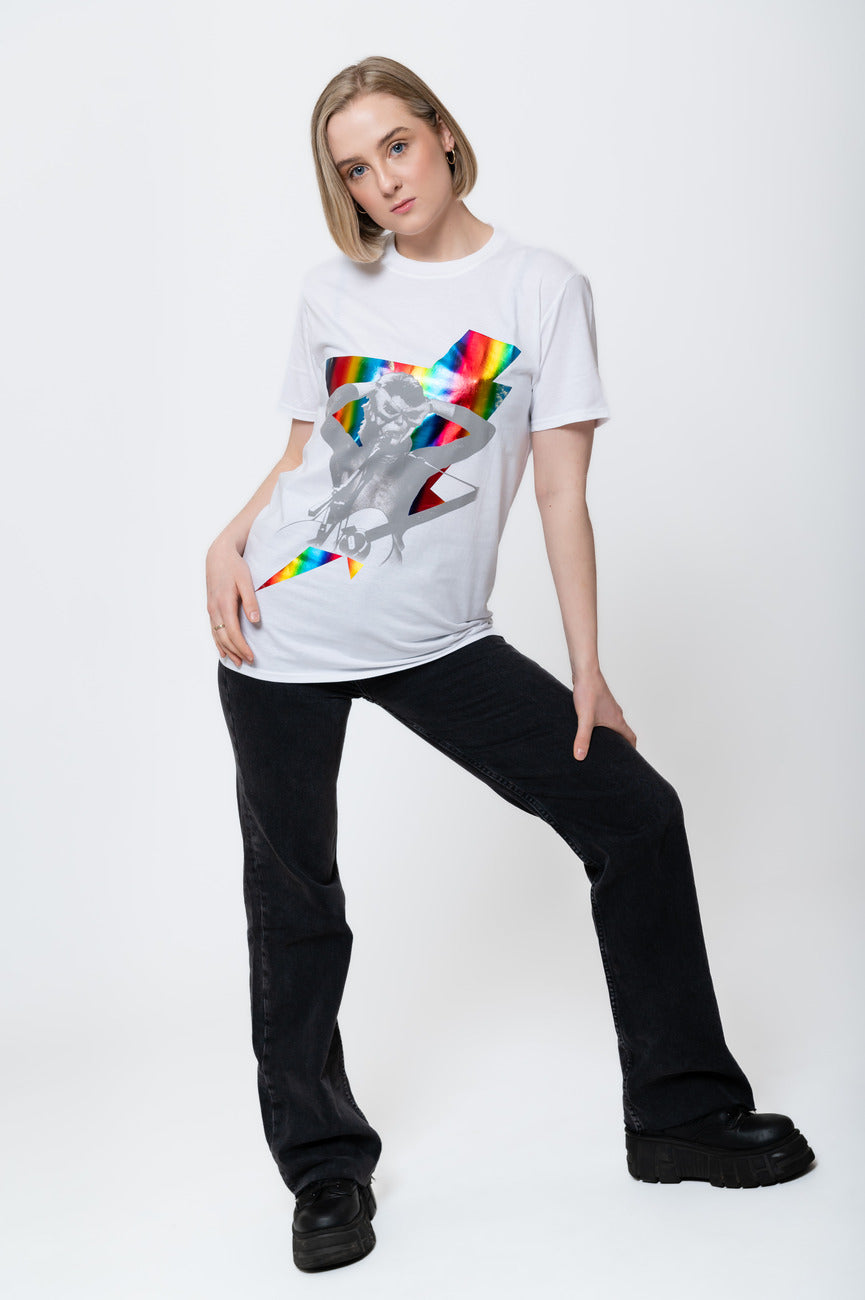 David Bowie Holographic Bolt T Shirt product image 5
