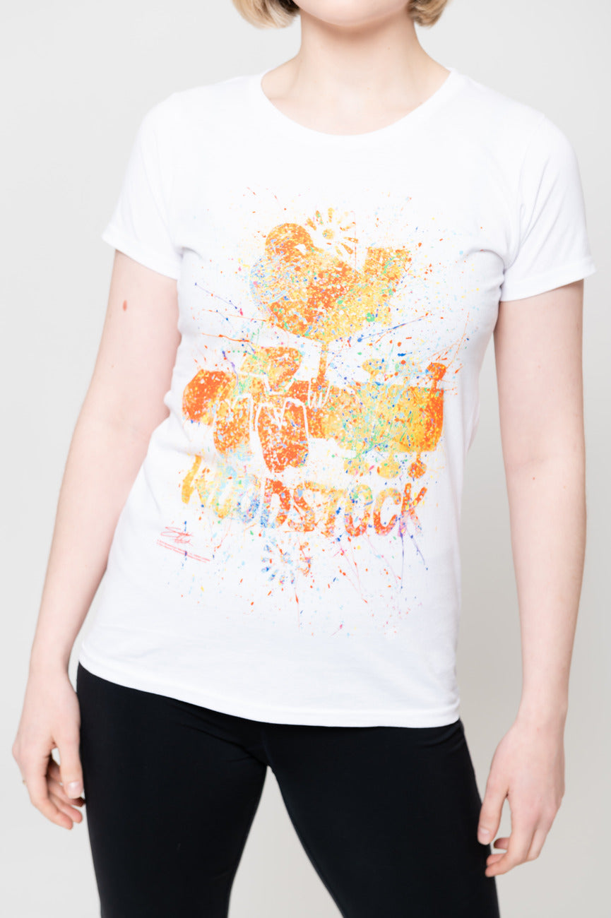 Woodstock Splatter Logo Skinny T Shirt product image 3