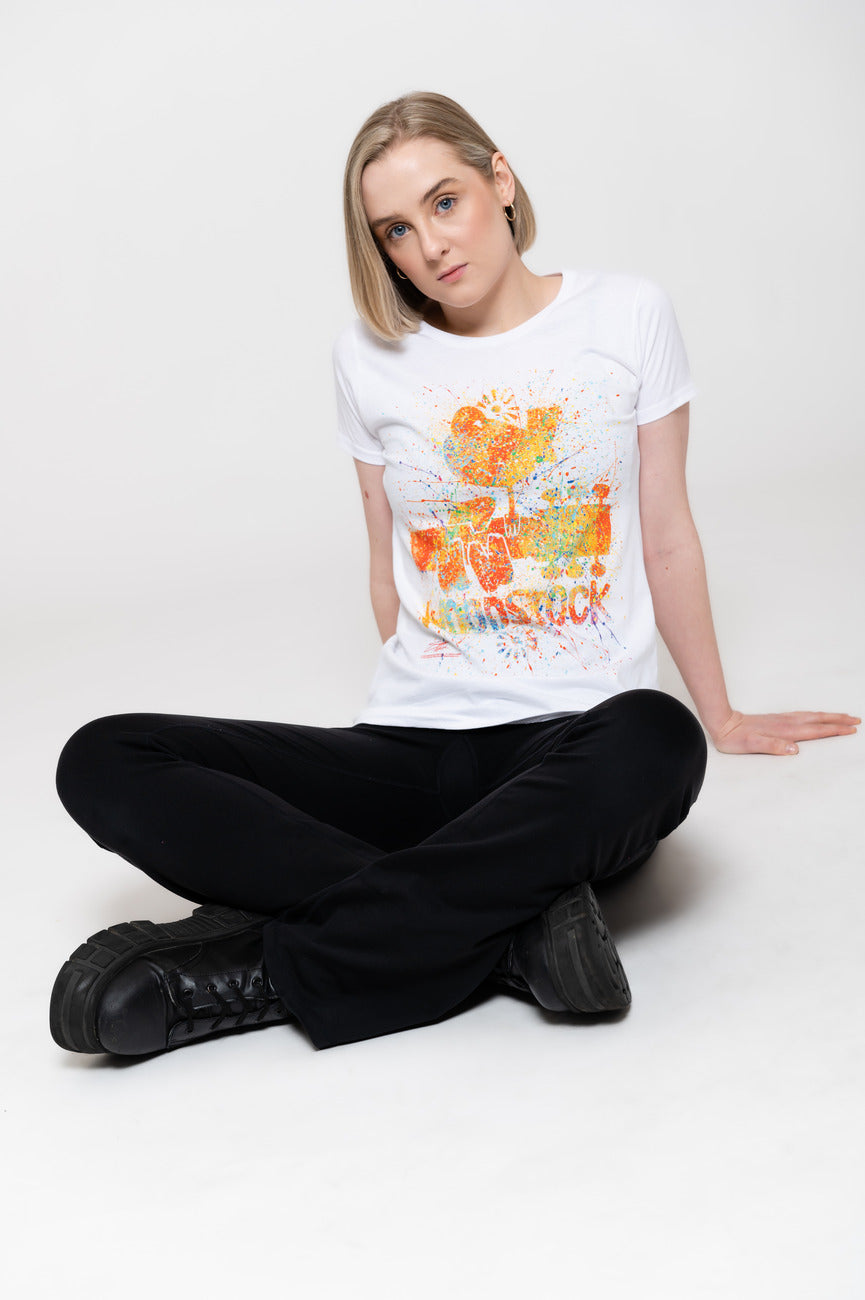 Woodstock Splatter Logo Skinny T Shirt product image 4