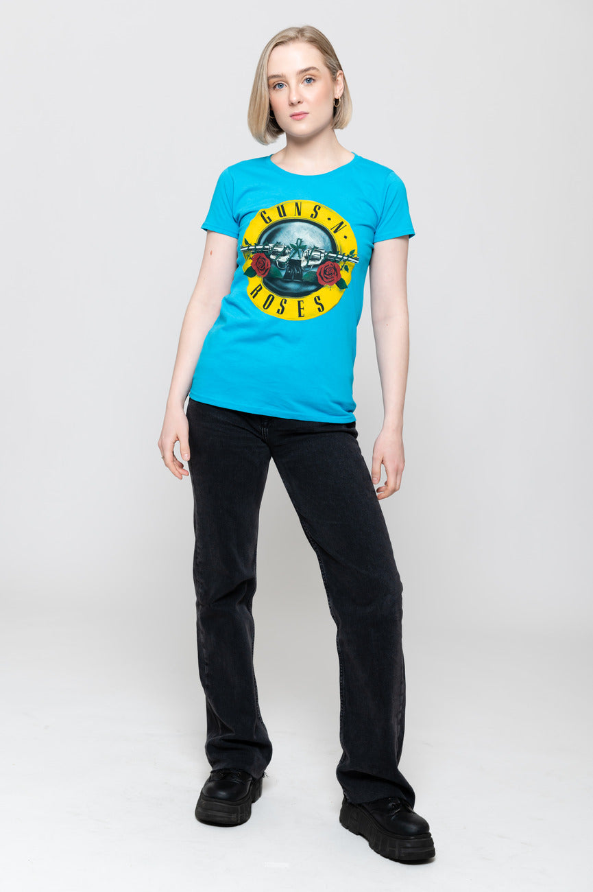 Guns N' Roses Classic Logo Skinny T Shirt product image 2