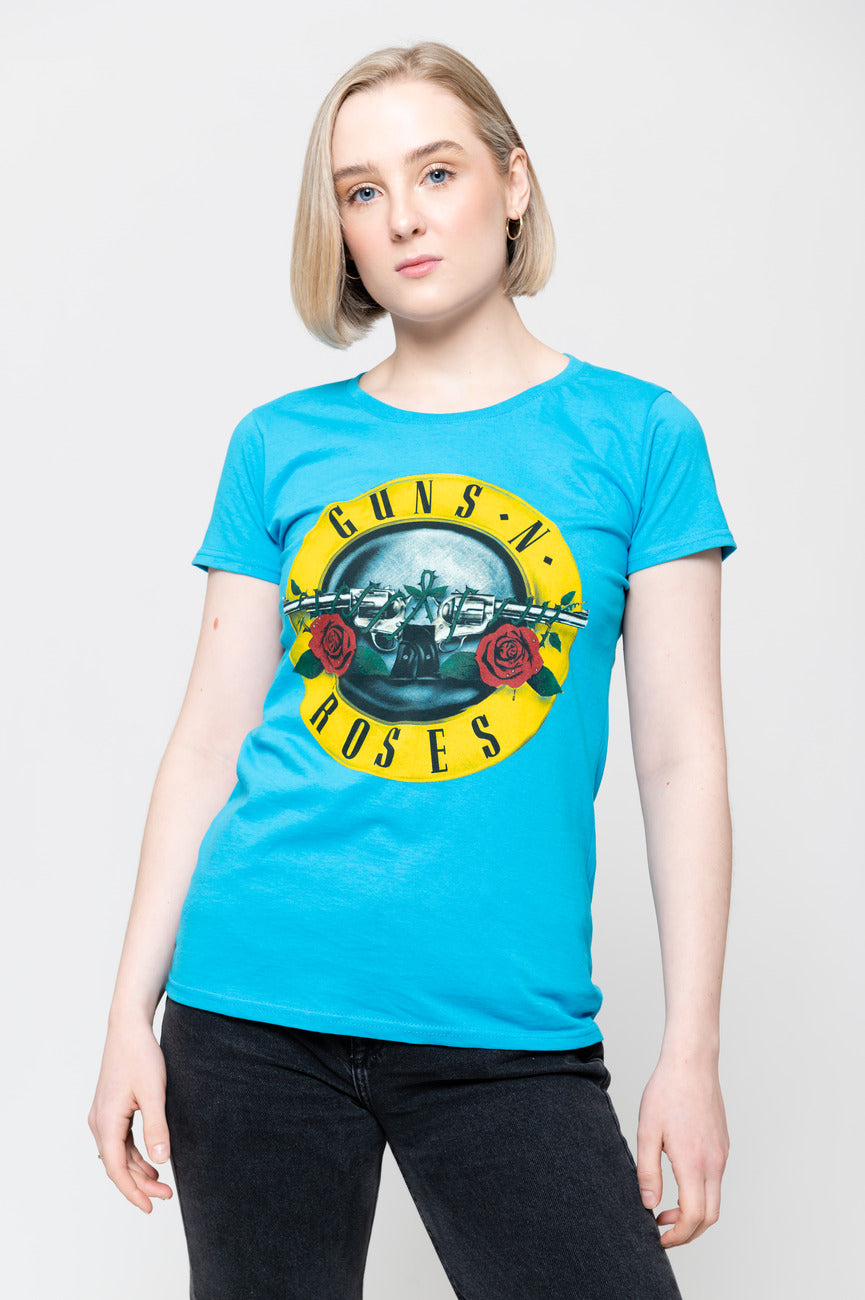 Guns N' Roses Classic Logo Skinny T Shirt product image 1