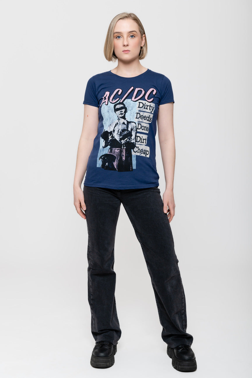 AC/DC Dirty Deeds Vintage Skinny Fit T Shirt product image 2