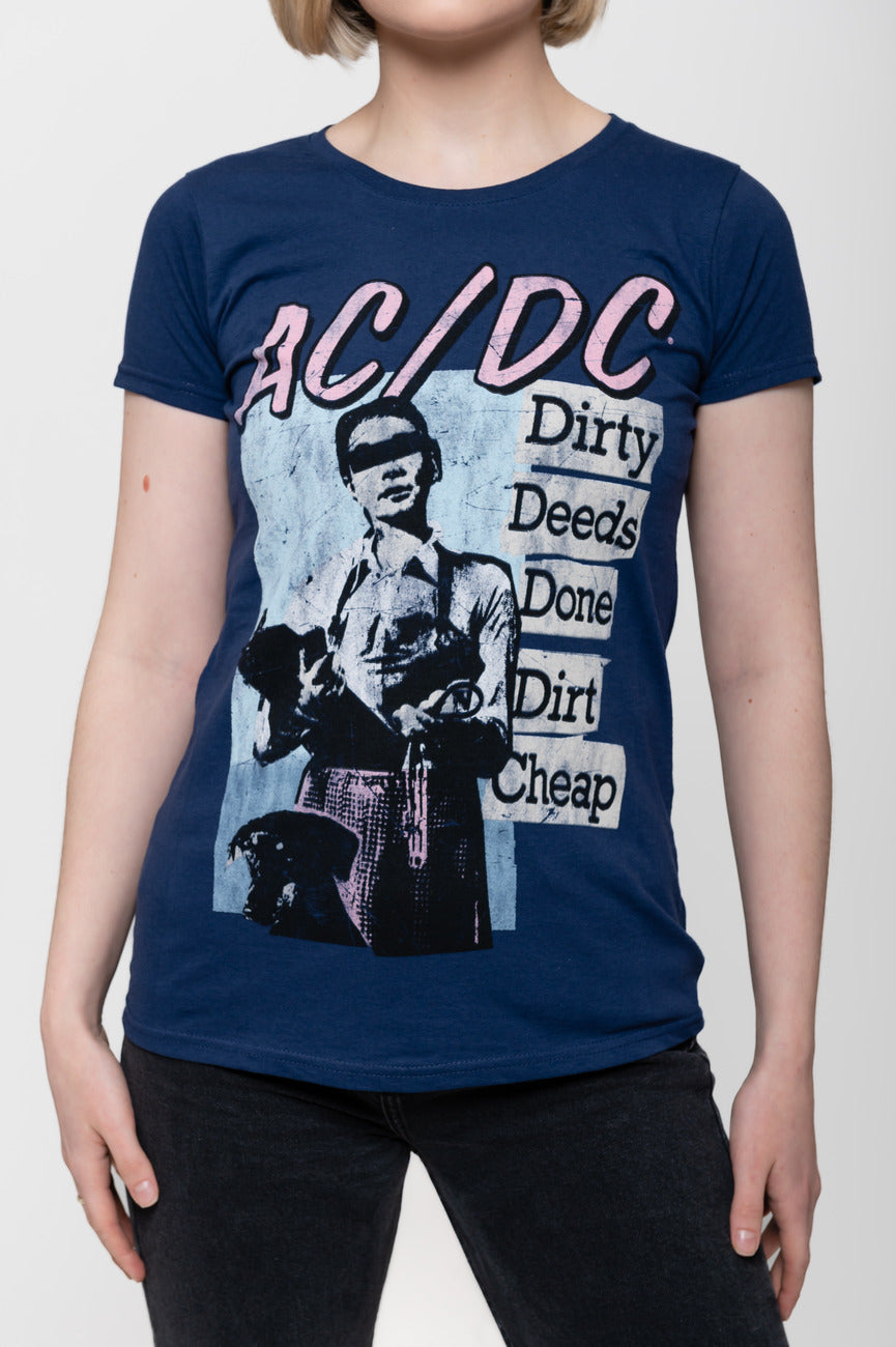 AC/DC Dirty Deeds Vintage Skinny Fit T Shirt product image 3