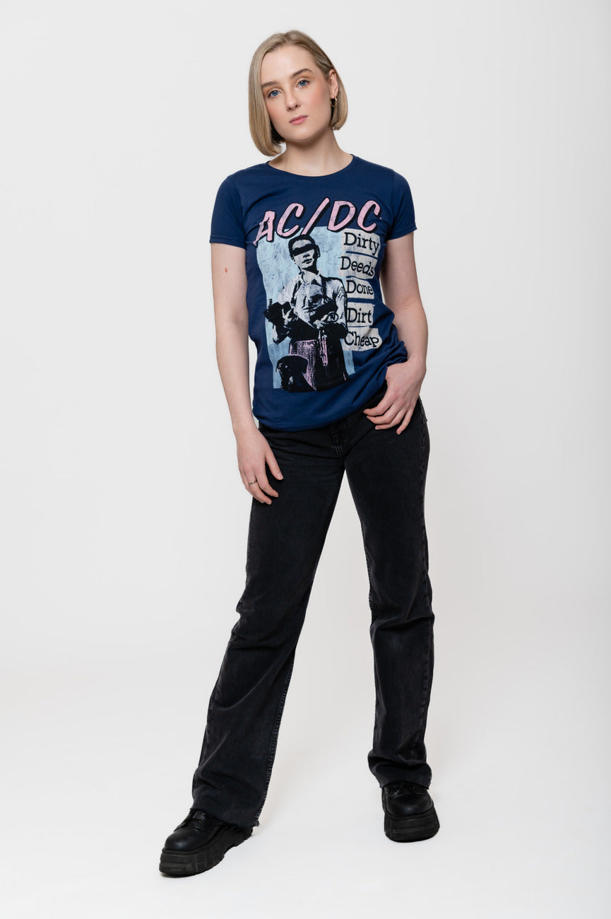 AC/DC Dirty Deeds Vintage Skinny Fit T Shirt product image 5