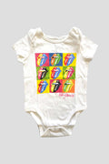 The Rolling Stones Two Tone Tongues Baby Grow