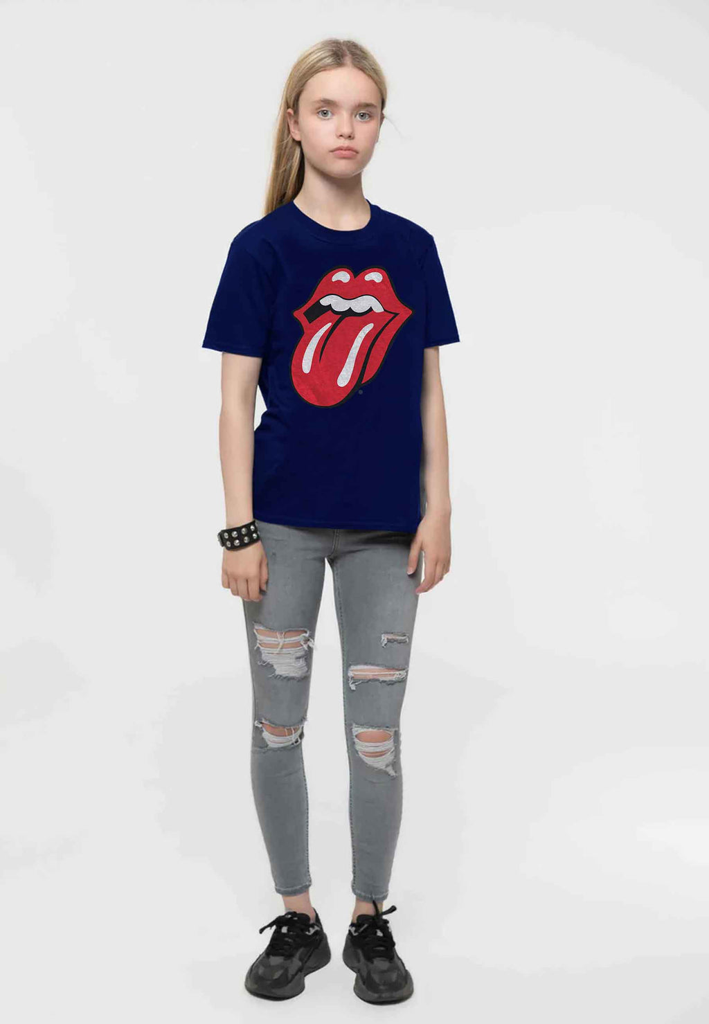 The Rolling Stones Kids Classic Tongue Navy Tee product image 2