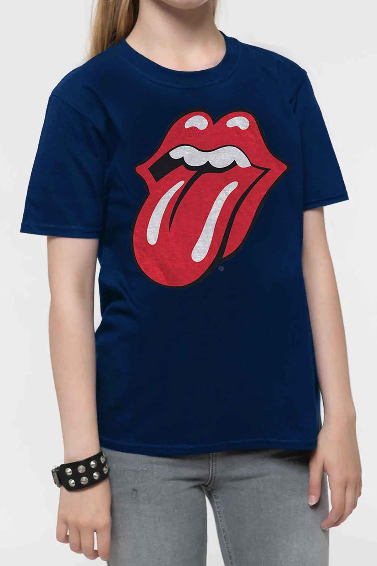 The Rolling Stones Kids Classic Tongue Navy Tee product image 3