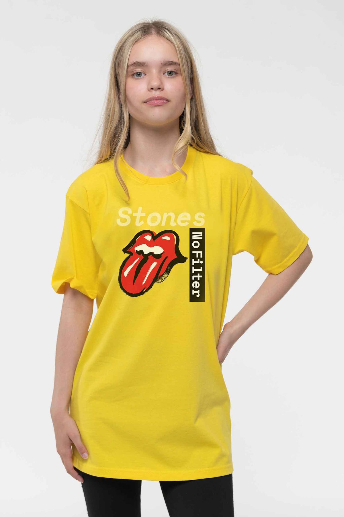The Rolling Stones Kids No Filter Text T Shirt product image 1