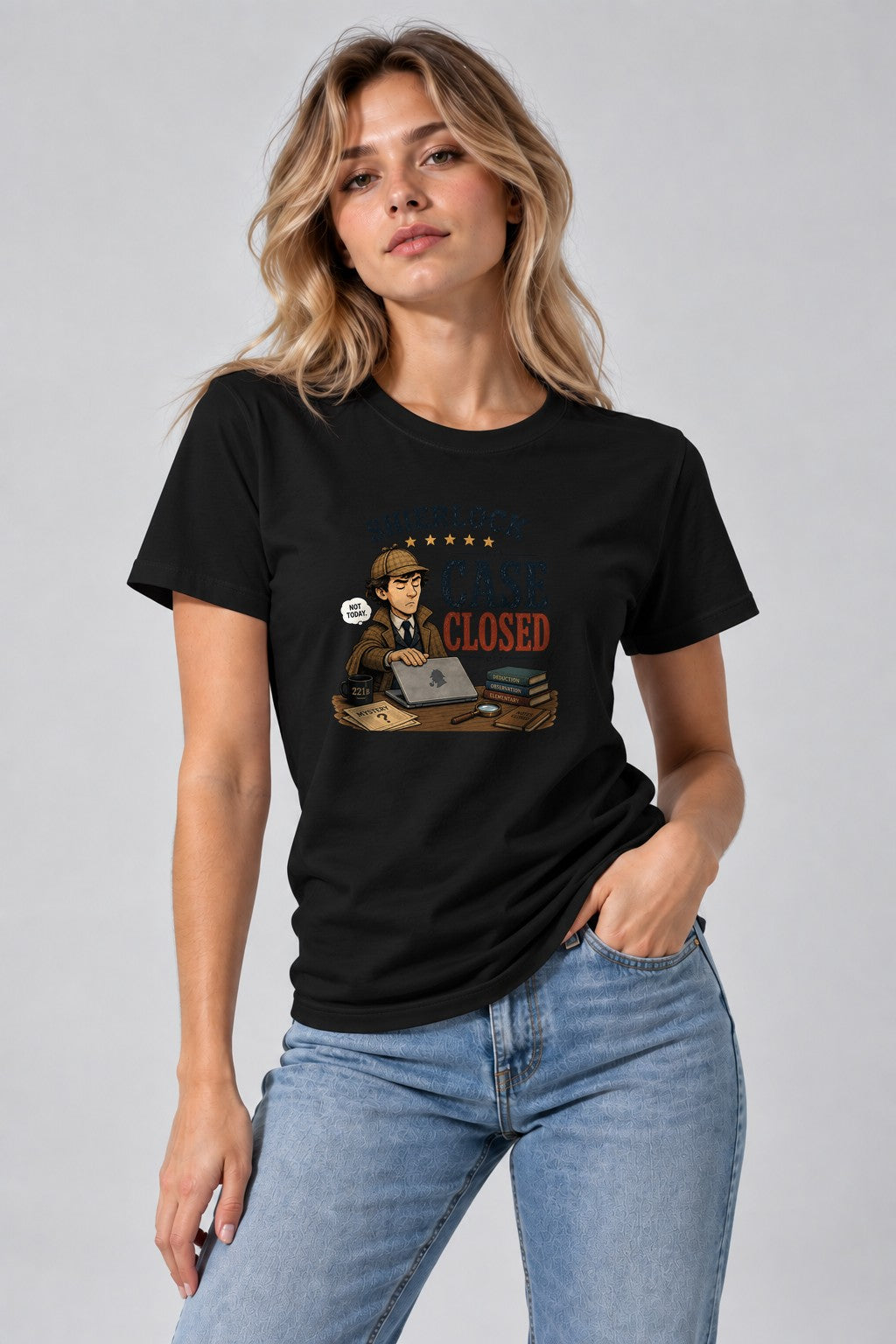Sherlock Case Closed Not Today Detective Humor product image 2