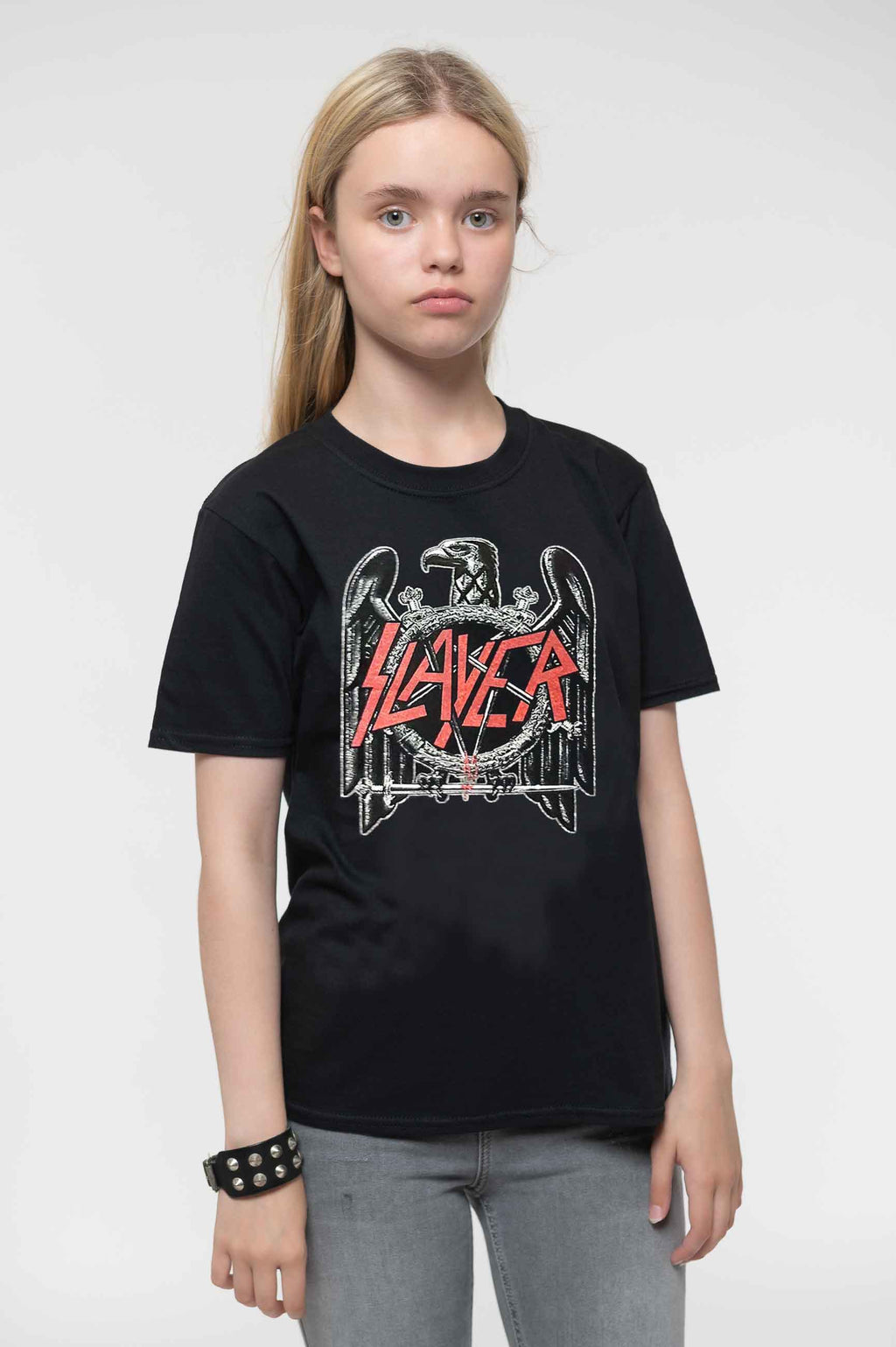 Slayer Kids Gold Eagle Band Logo Tee product image 1