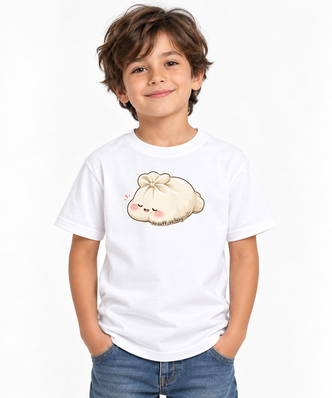 So Soft So Lazy - Cute Dumpling Bao Asian Food Graphic product image 1