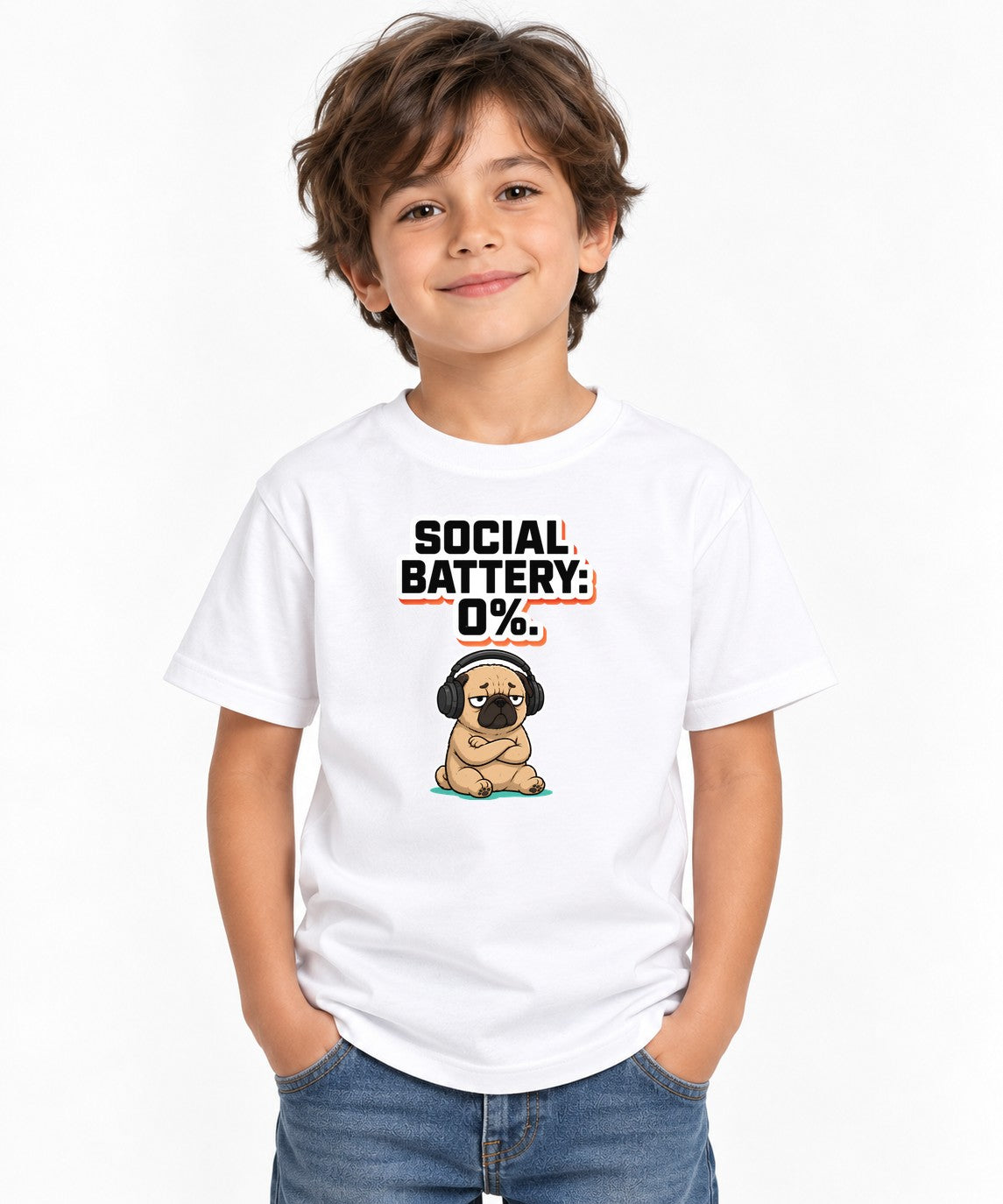 Social Battery Zero Pug product image 1