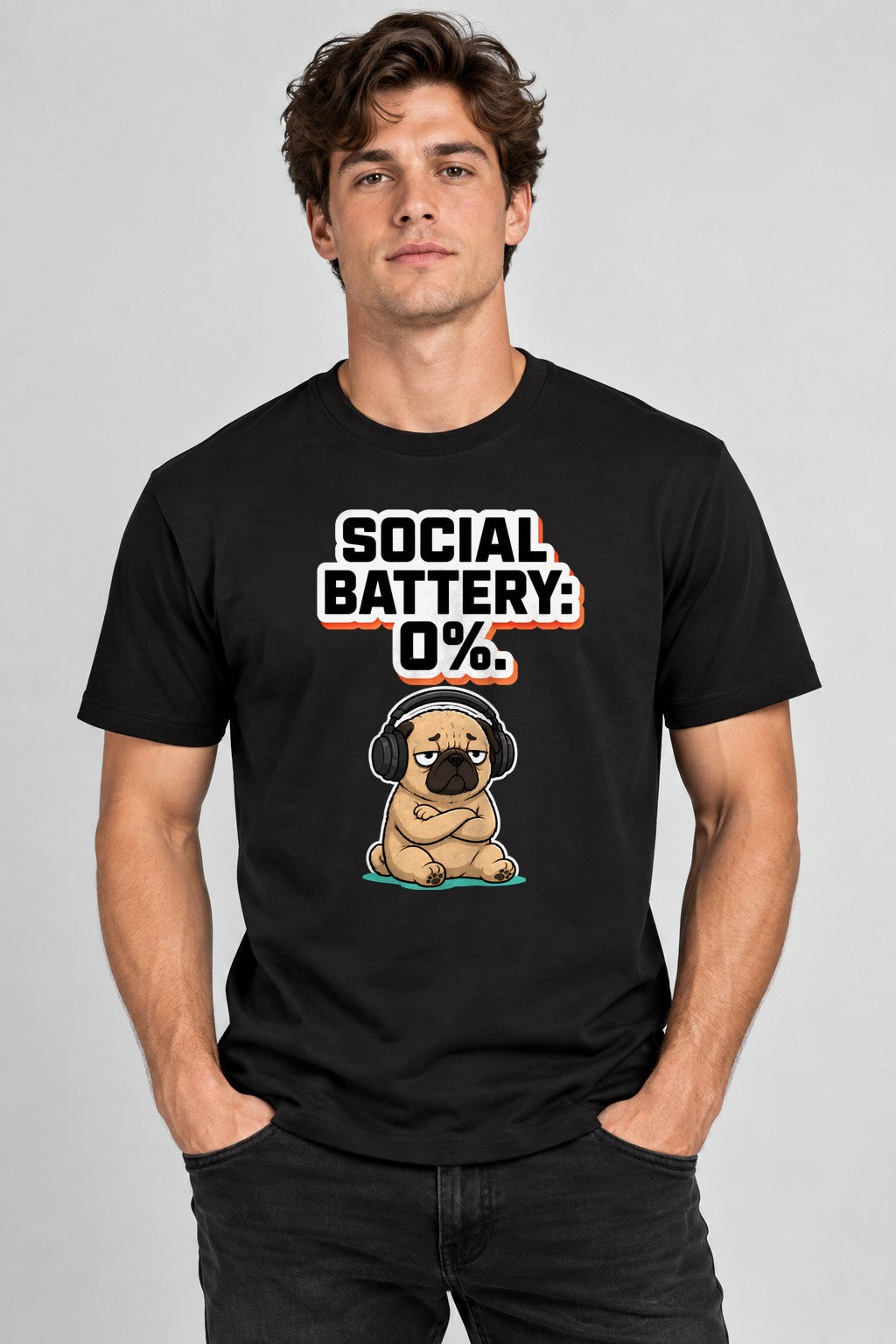 Social Battery Zero Pug product image 2
