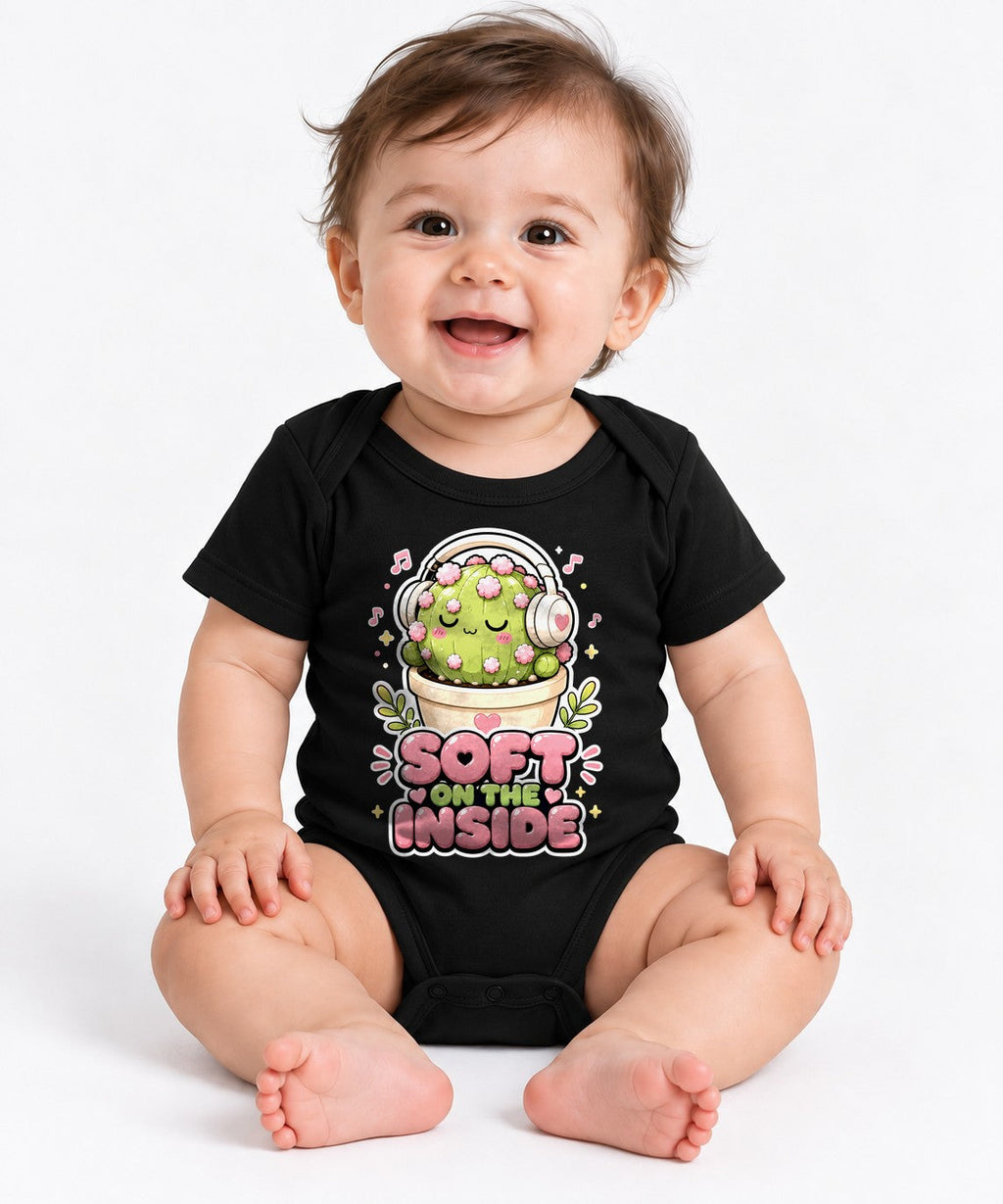 Soft On The Inside - Cute Cactus Headphones Music Lover product image 2